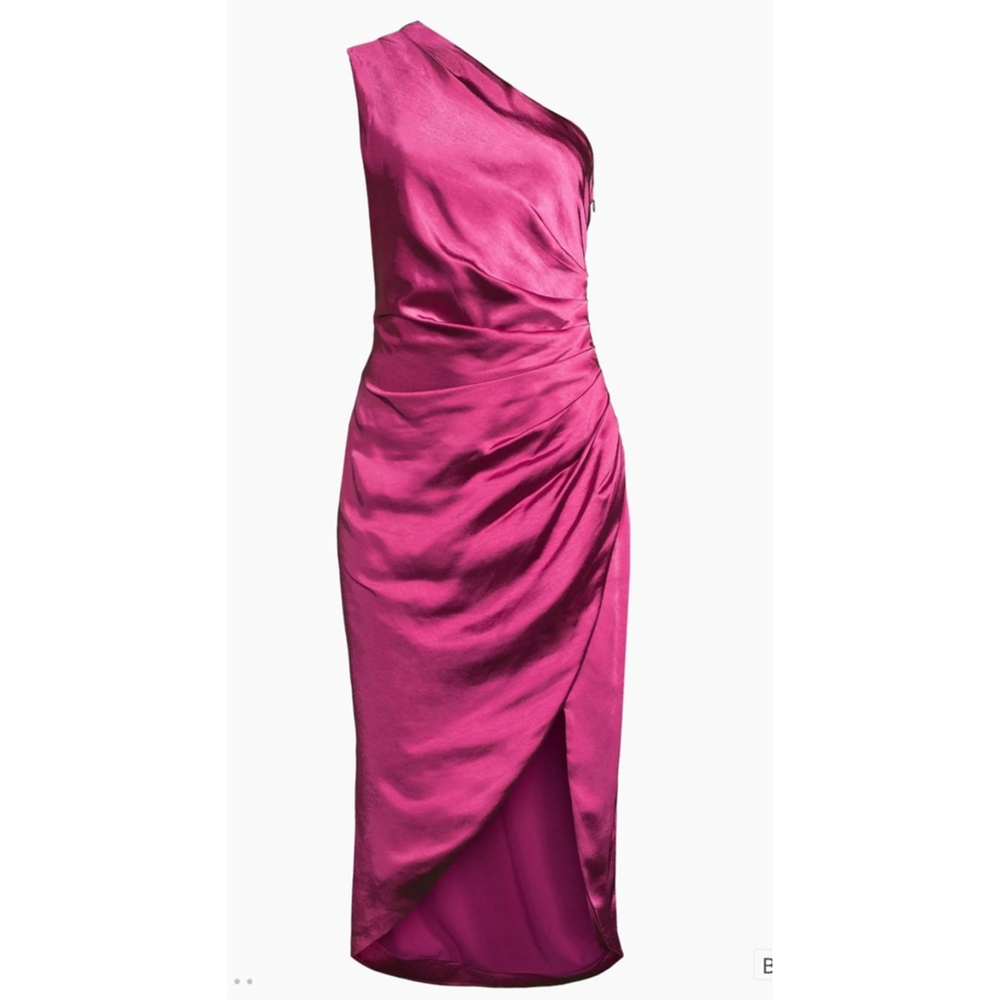 New Elliatt Cassini One Shoulder Dress, Size S $189 MSRP - Picture 5 of 8